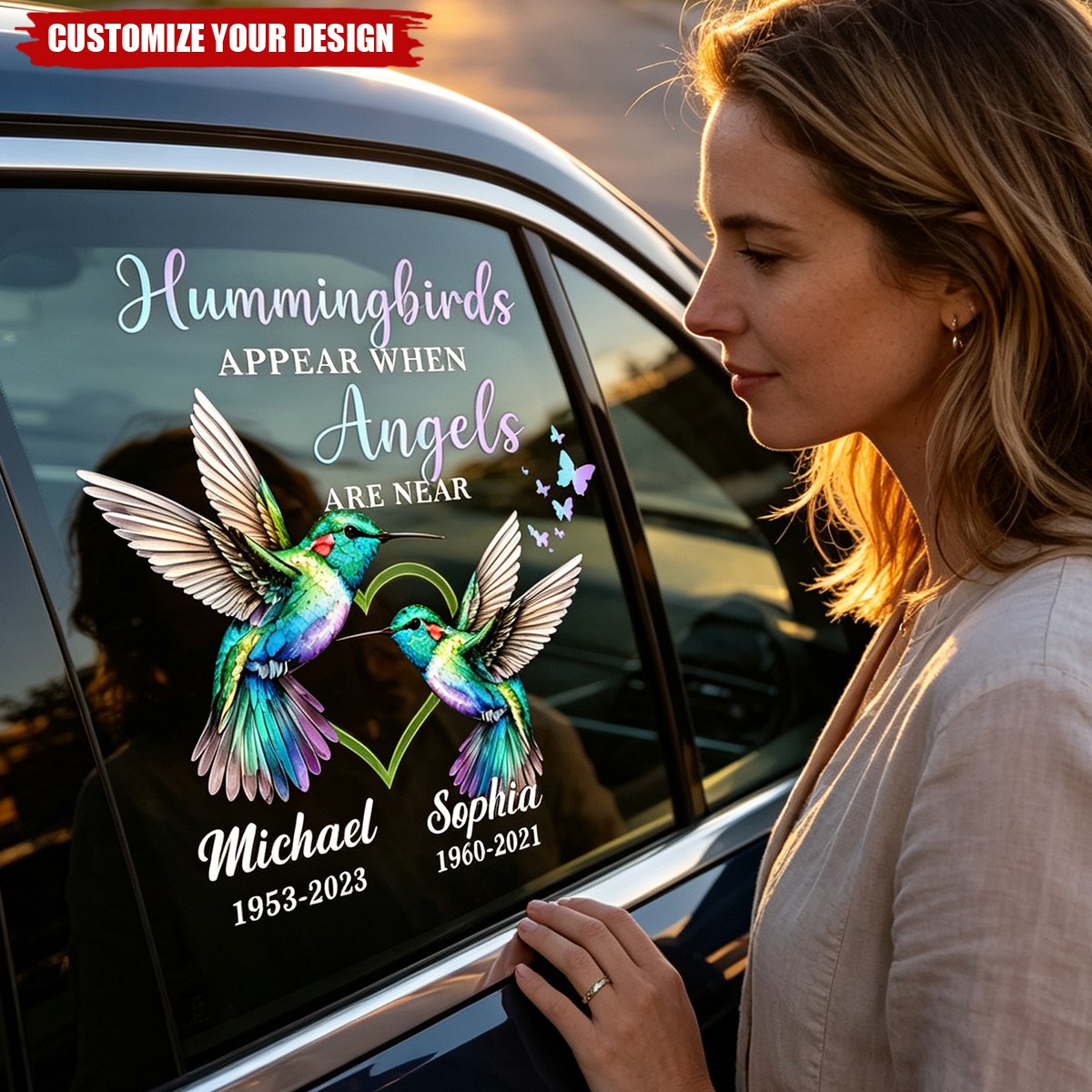 Your Love Still Walks Beside Us Every Day - Personalized Decal