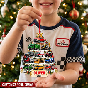 Custom Vehicle Christmas Tree Ornament - Personalized Truck Car Gift