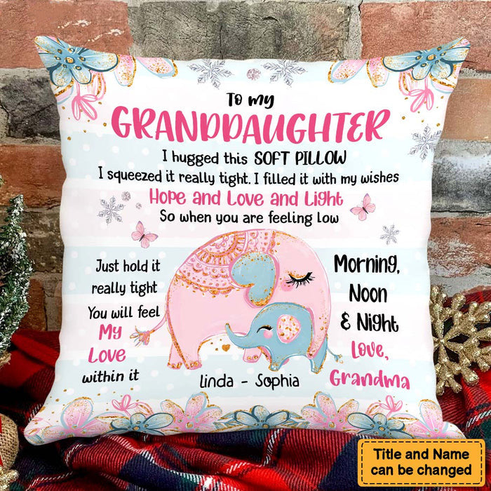 Gift For Granddaughter You Will Feel My Love Within It Pillow