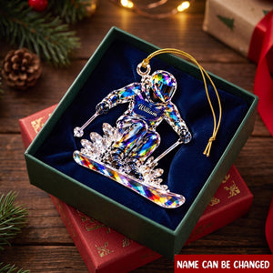 Ski Is My Heart – Personalized Acrylic Custom Shape Ornament