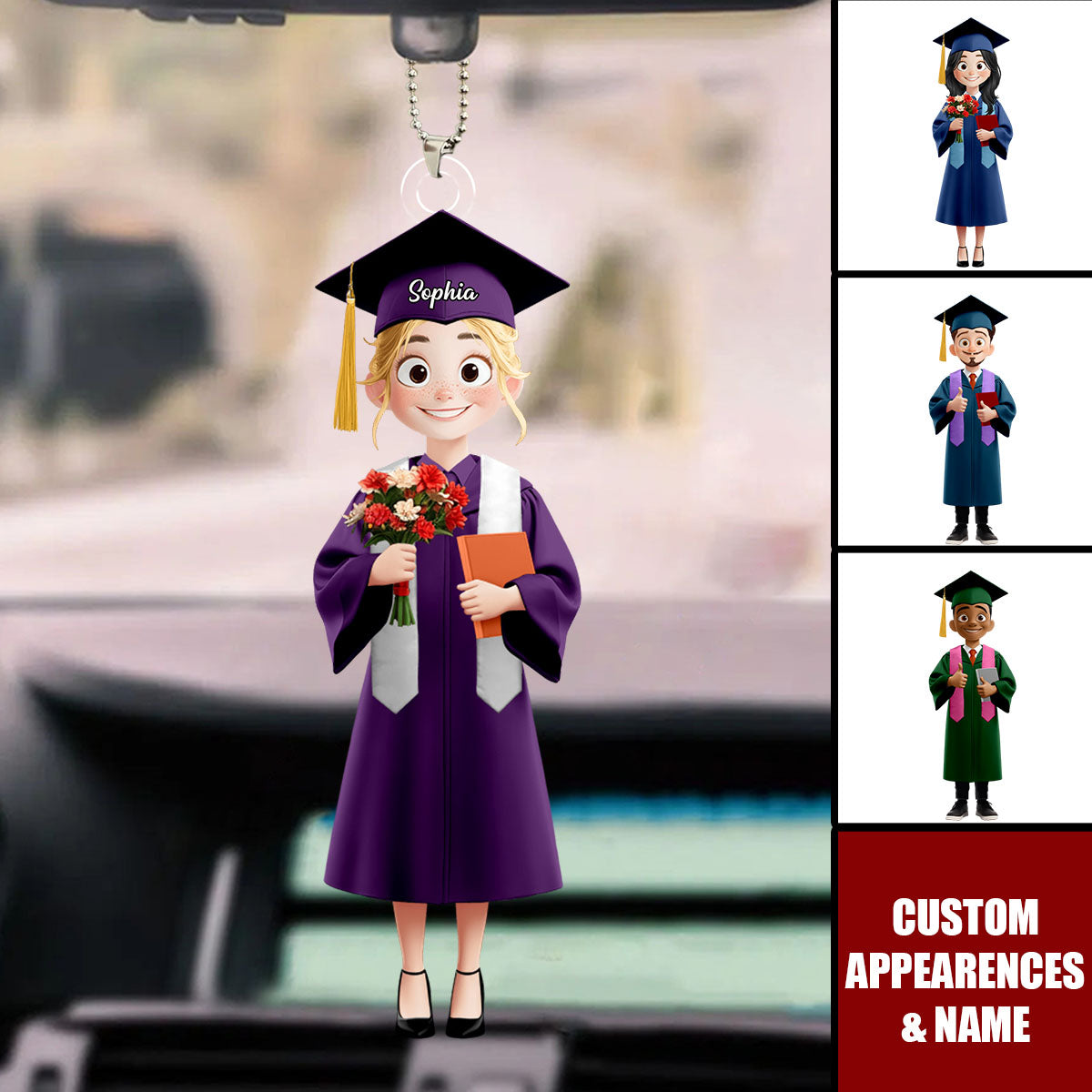 New Version Proud Family Of A Graduate - Personalized Ornament