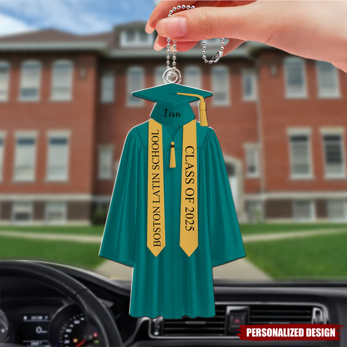 Personalized Graduation Ornament, 2025 College Graduation, School Graduation Ornament Gift