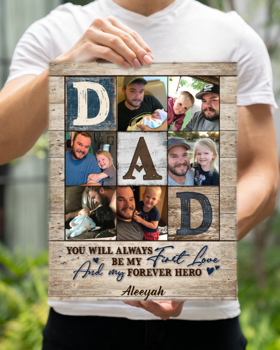 Dad Photo Collage Photo, Personalized Gifts For Dad, Best Father’s Day Gifts 2023