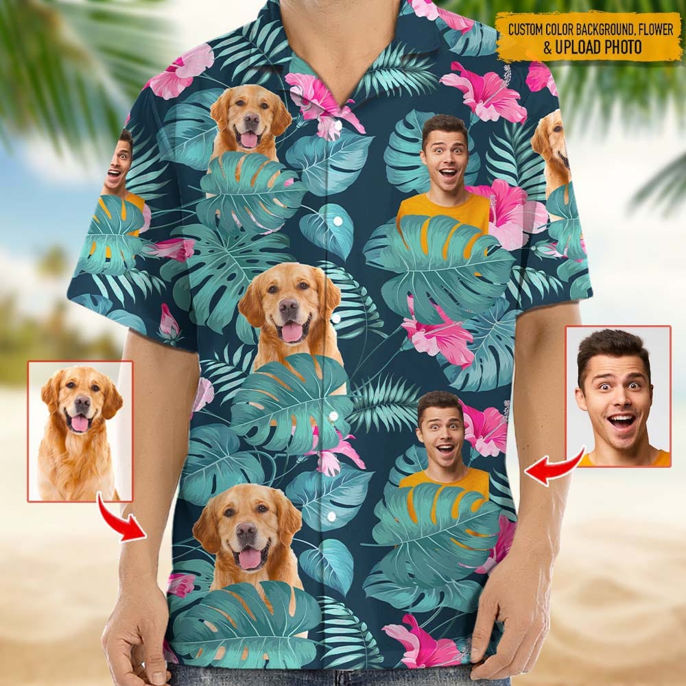 Personalized Upload Photo Hawaiian Shirt