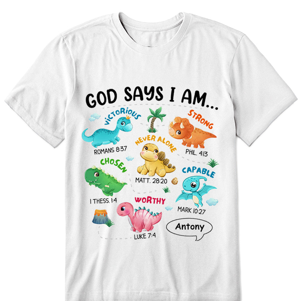 Gifts For Kid Dinosaur I Am Kid T Shirt