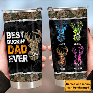 Buckin Dad Steel Tumbler