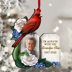 I'm Always With You Personalized Heaven Cardinal Ornament