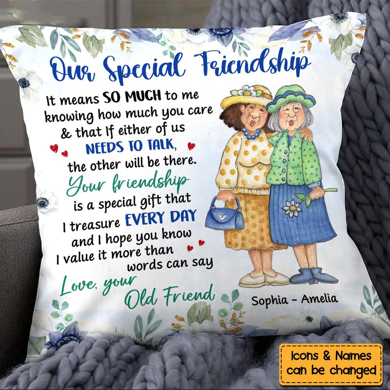 Gift For Friends Our Friendship Pillow