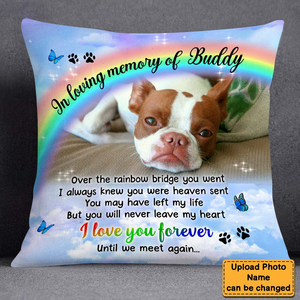 Gift For Lost Beloved Pet Pillow