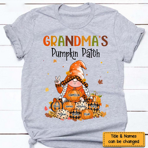 Autumn Gift For Grandma Pumpkin Patch Shirt