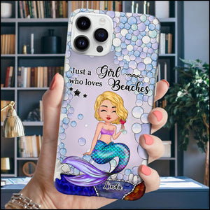 Pretty Doll Mermaid Ocean Bubble Personalized Phonecase