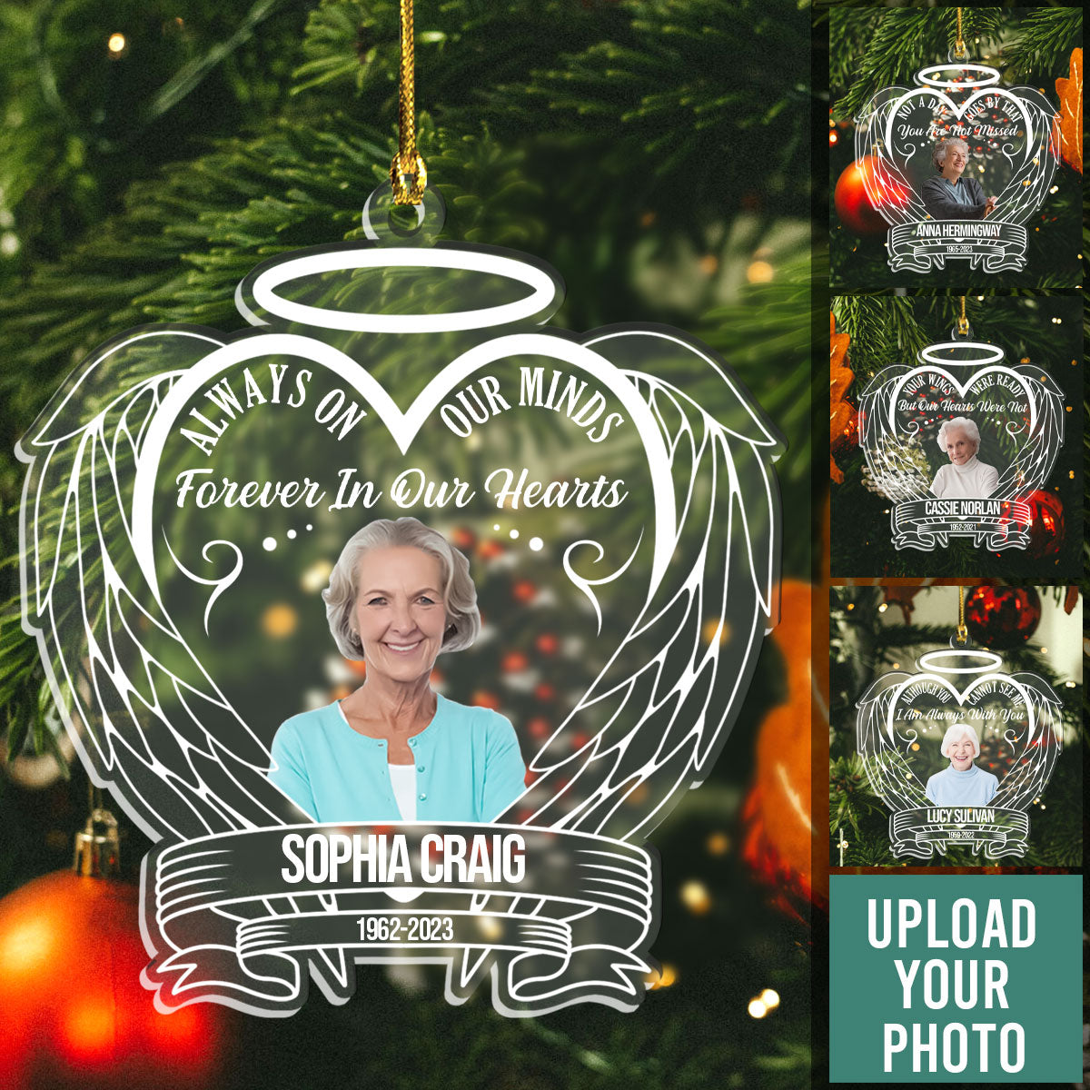 Not A Day Goes By That You Are Not Missed - Personalized Ornament - Memorial Gift For Family