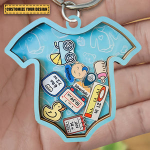 Record Baby's First Moment - Personalized Keychain