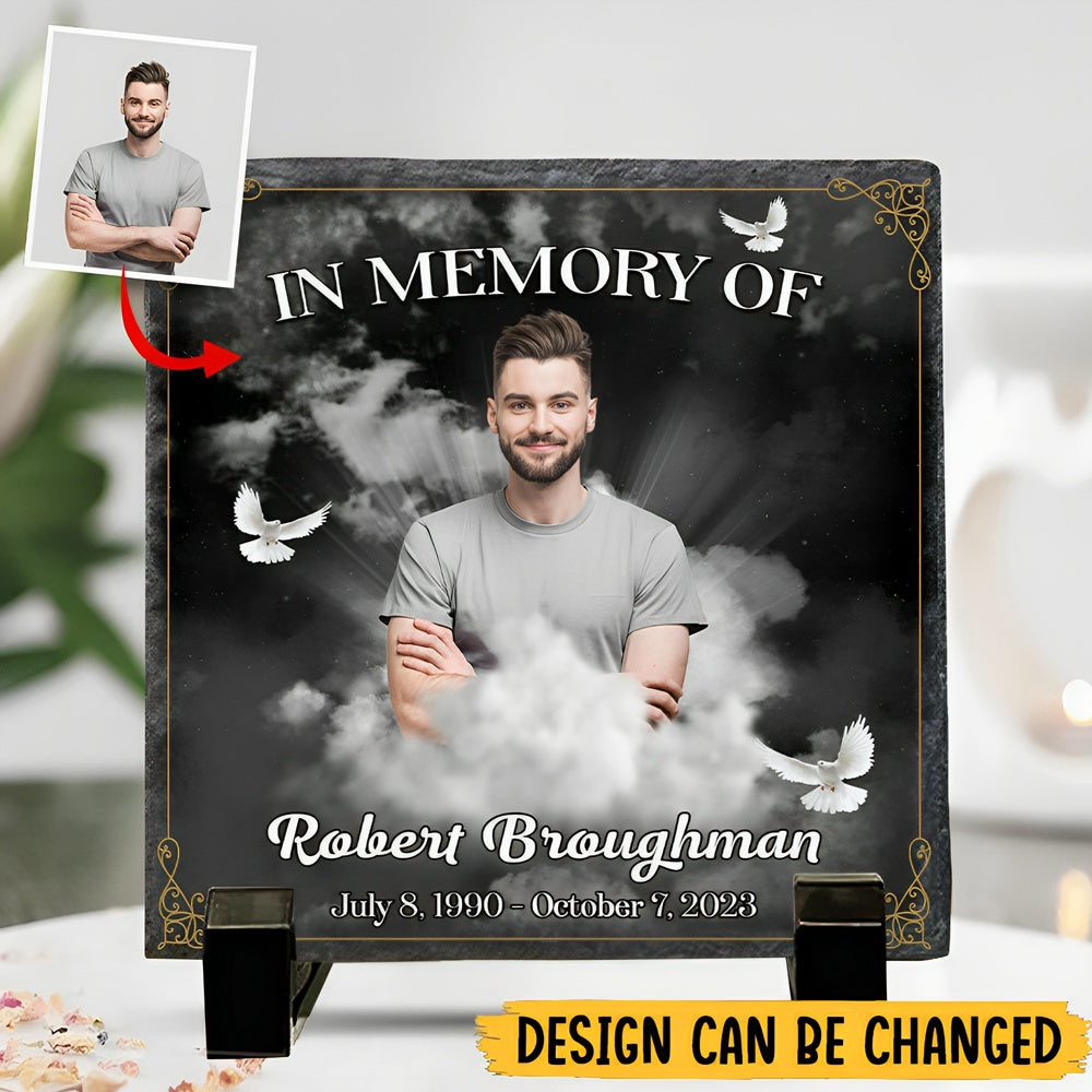 Personalized Memorial Stone - In Memory Of - Ideal For Garden, Grave Marker Tribute