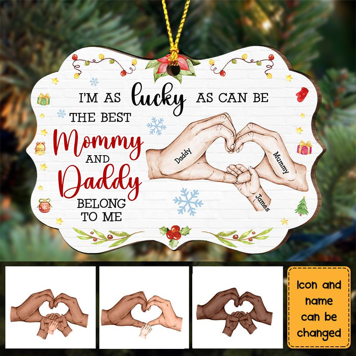Gift For Baby First Mommy & Daddy Belong To Me Benelux Ornament