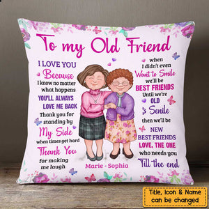 To My Old Friend Pillow