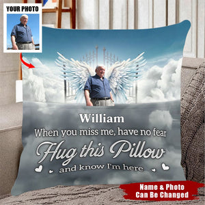 Hug This Pillow - Personalized Photo Pocket Pillow