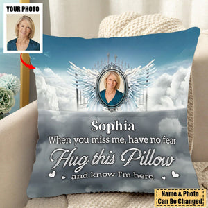 Hug This Pillow - Personalized Photo Pocket Pillow