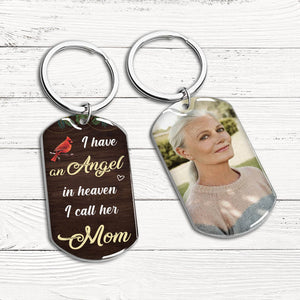 An Angel In Heaven - Personalized Custom Stainless Steel Keychain
