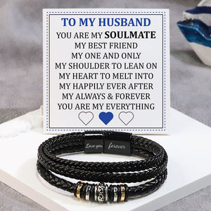 For Husband - You Are My Soulmate - Double Row Bracelet