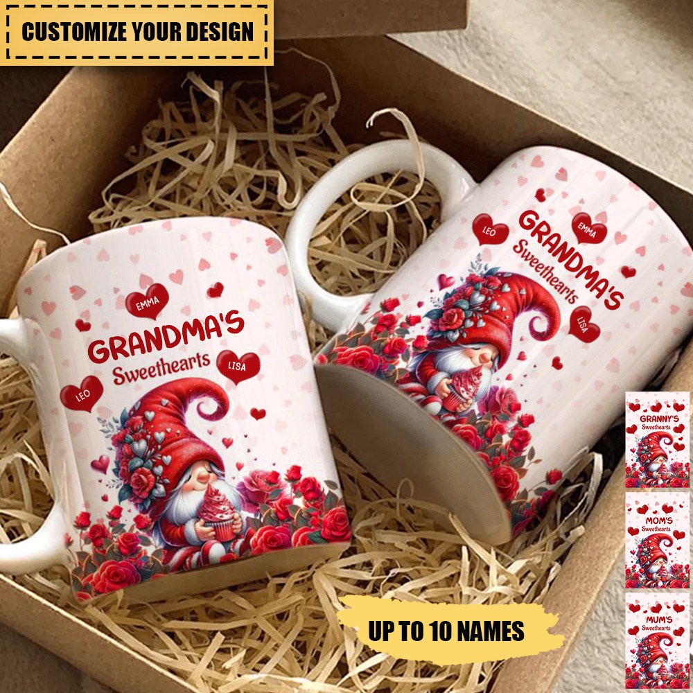 Red Dwarf Grandma Mom's Sweethearts Kids Personalized Mug