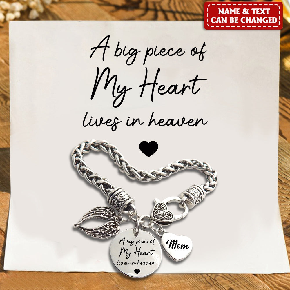 Memorial Bracelet - Personalized Gift - Always On My Mind, Forever In My Heart Memory Bracelet