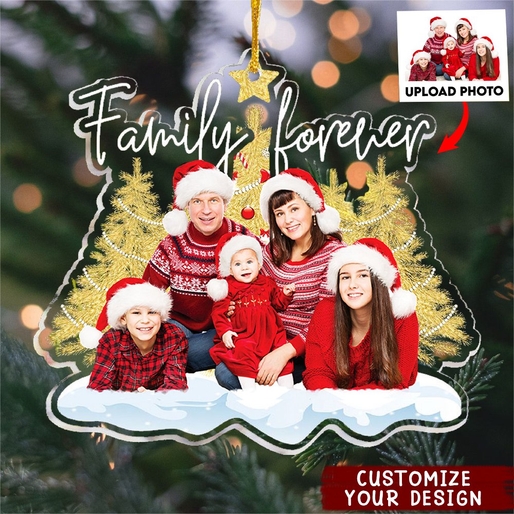 Family Is Forever - Personalized Acrylic Photo Ornament