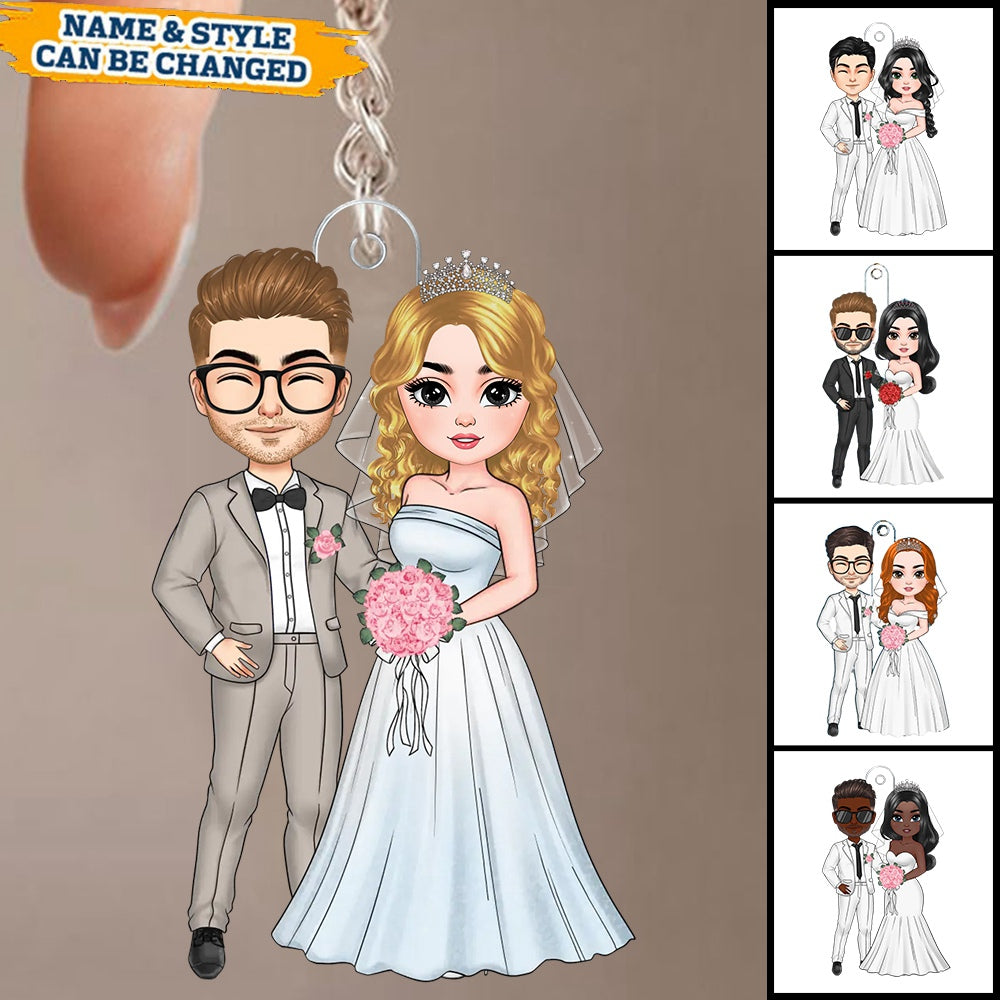 You And Me We Got This - Personalized Custom Mica Keychain - Anniversary, Wedding Gift For Couple, Husband, Wife, Family Members