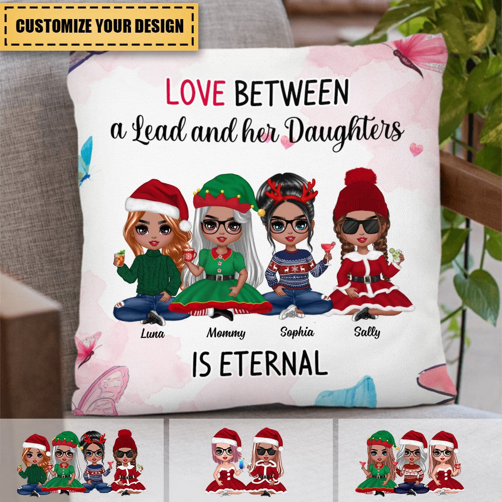 Gift For Mom Daughter Love Is Eternal Pillow