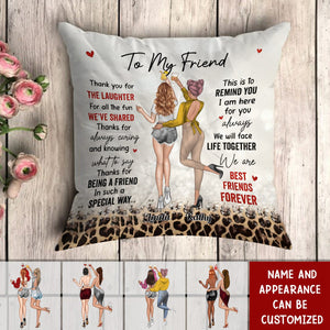 Thanks You For Being A Friend Personalized Pillow