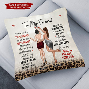Thanks You For Being A Friend Personalized Pillow