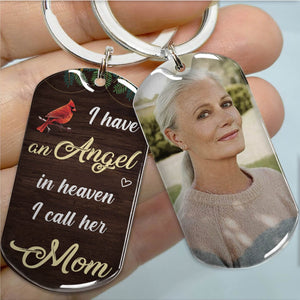 An Angel In Heaven - Personalized Custom Stainless Steel Keychain