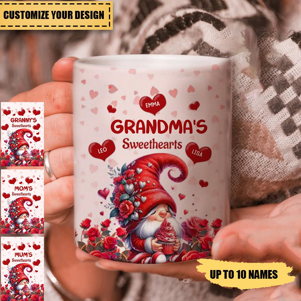 Red Dwarf Grandma Mom's Sweethearts Kids Personalized Mug