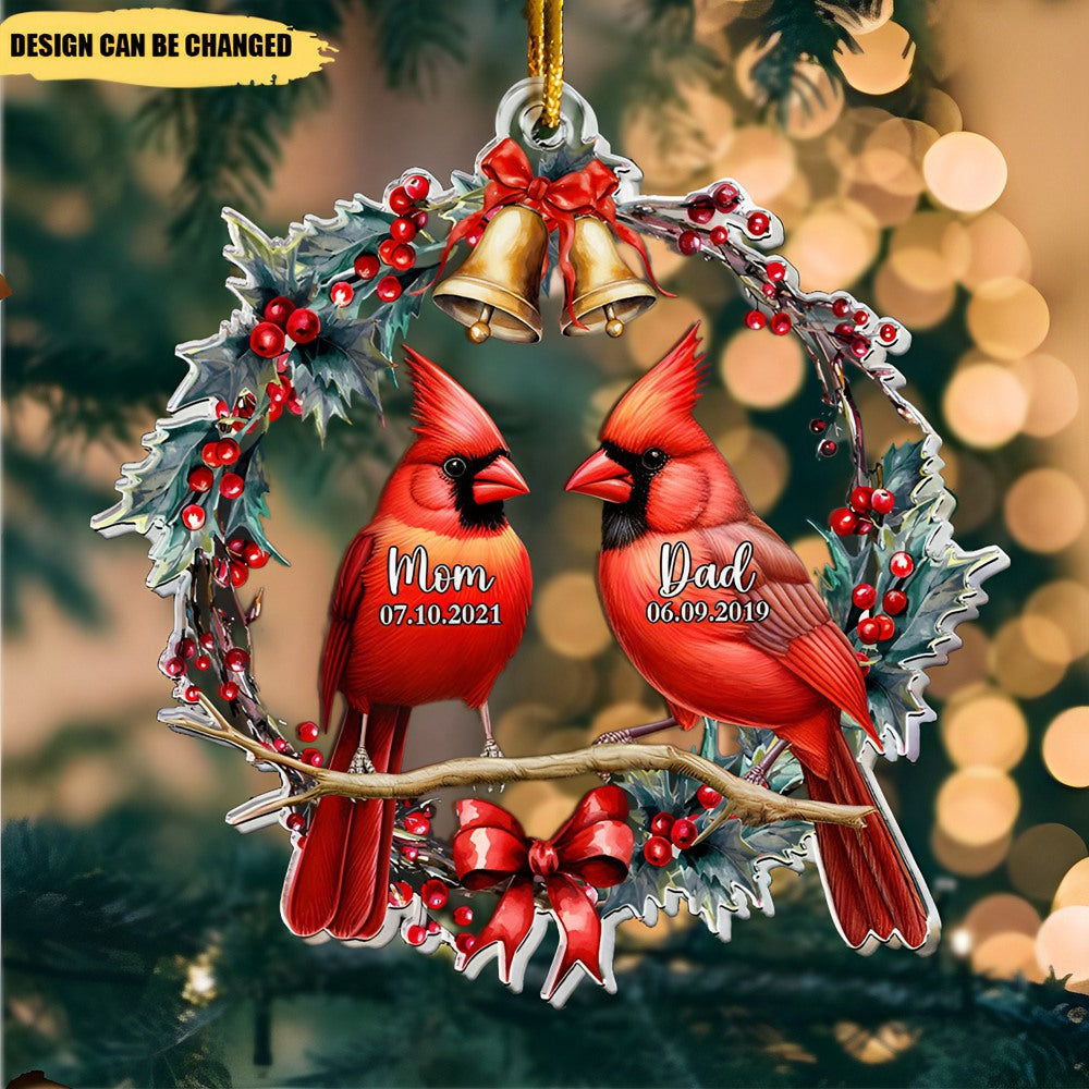 Memorial Dad Mom - Personalized Acrylic Ornament