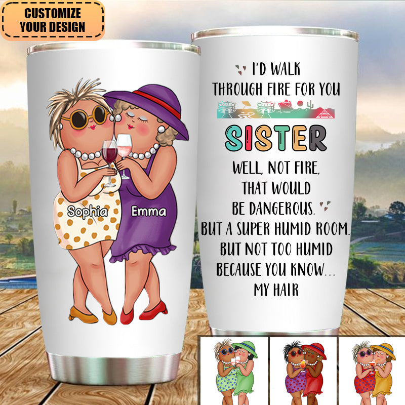 Gift For Friends Besties Sisters Personalized Tumbler