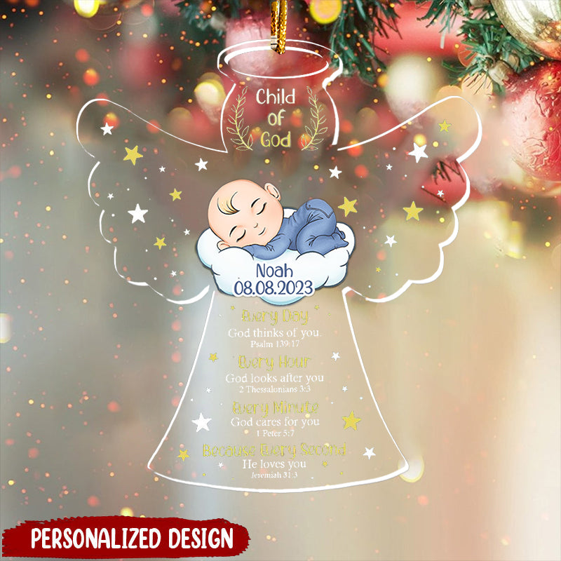 Child Of God - Personalized Acrylic Ornament