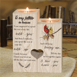 To My Father In Heaven - Candle Holder