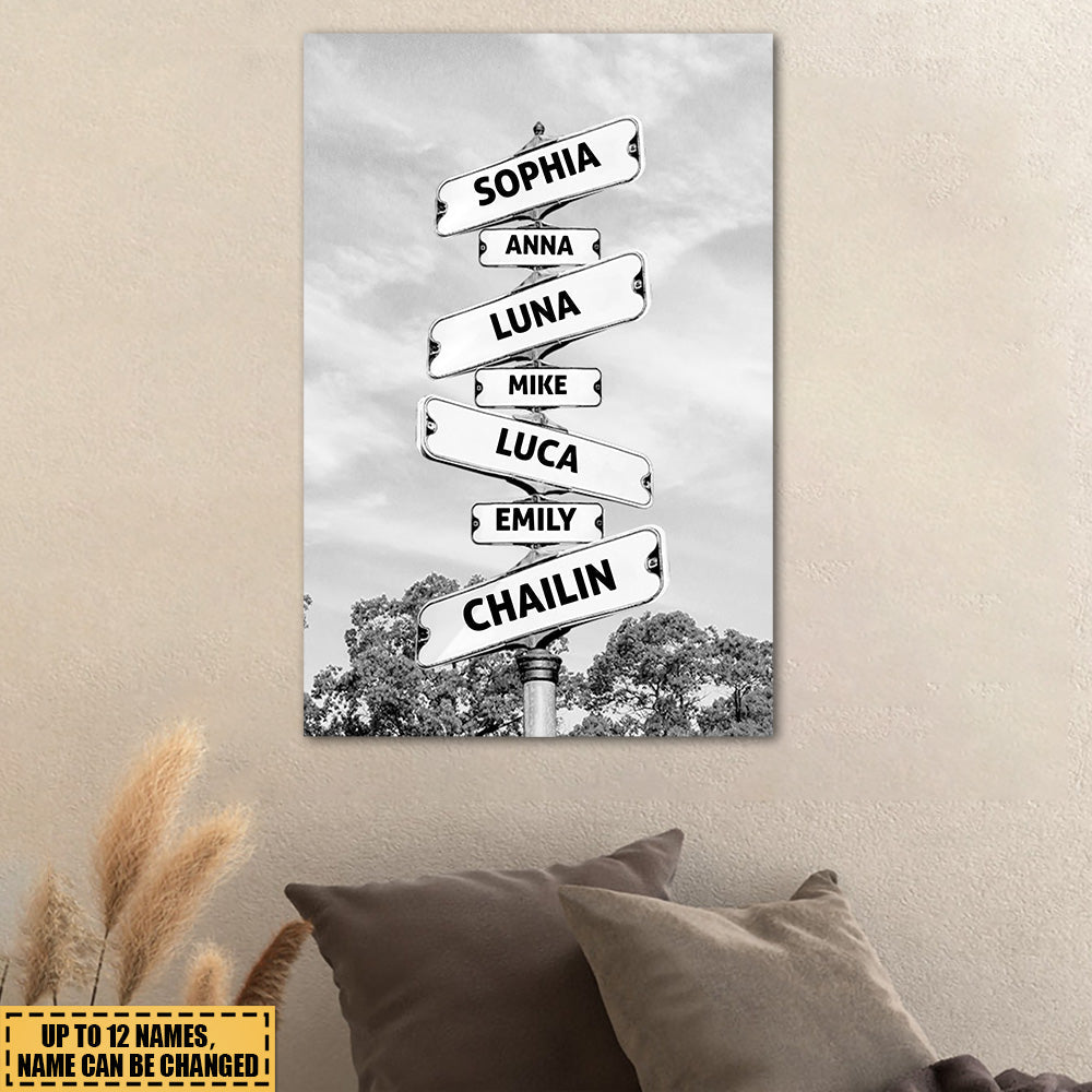 Where Love Never Ends - Family Personalized Vertical Poster - Gift For Family Members