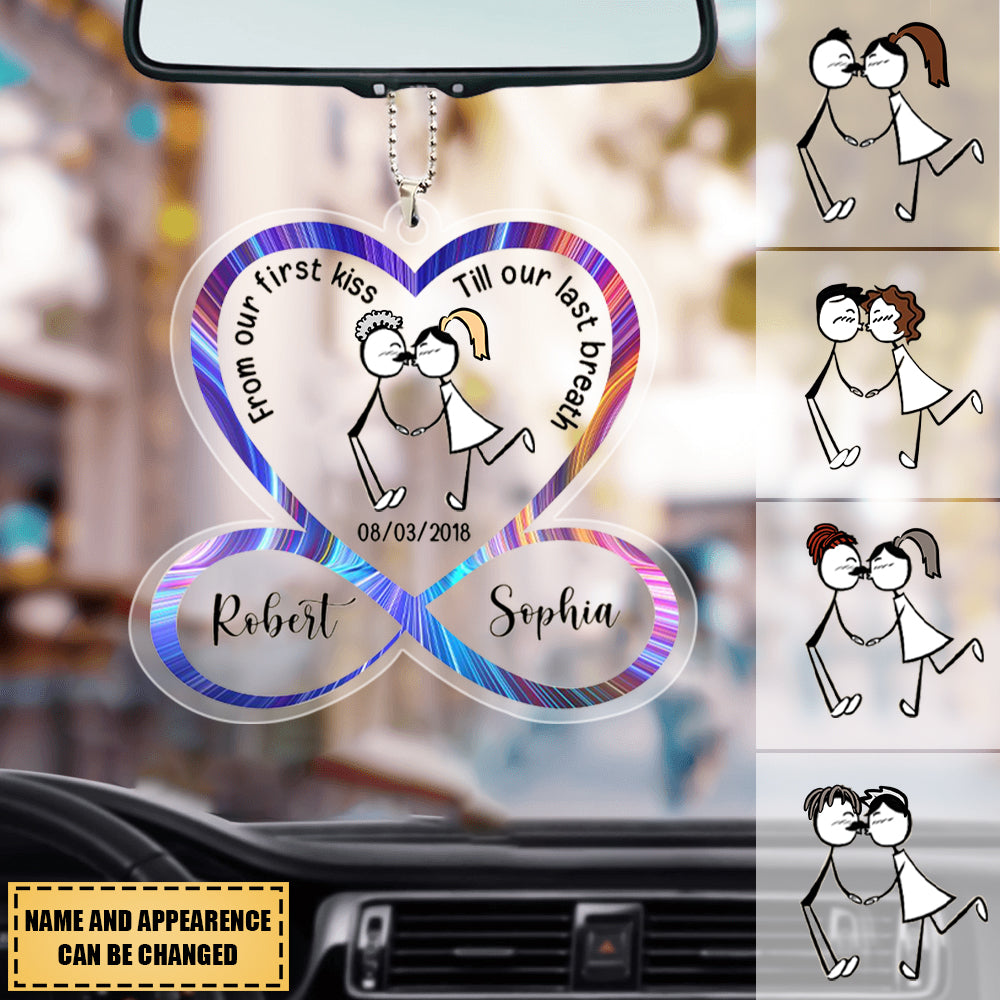 Couple, From Our First Kiss Till Our Last Breath, Couple Ornament, Gift For Couple