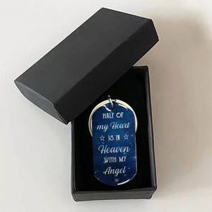 Half Of My Heart - Personalized Custom Stainless Steel Keychain
