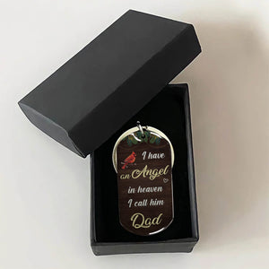 An Angel In Heaven - Personalized Custom Stainless Steel Keychain