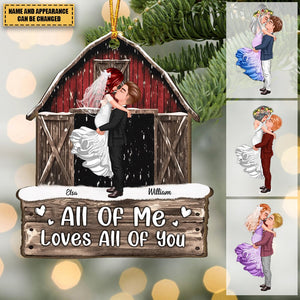 Our First Christmas As Mr. & Mrs - Personalized Acrylic Ornament
