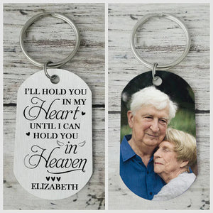 My Soul Knows You Are At Peace - Upload Family Photo - Personalized Keychain
