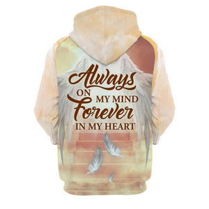 Personalized Memorial Hoodie Forever Remembered In Loving Memory