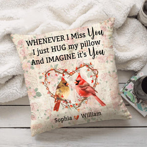 Whenever I Miss You I Just Hug My Pillow Personalized Pillow Case