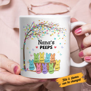 Personalized Grandma Mom Mother's Day Bunny Easter Mug