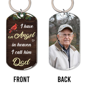 An Angel In Heaven - Personalized Custom Stainless Steel Keychain