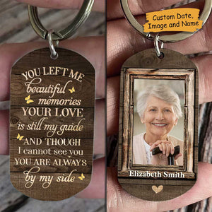 You're Always By My Side - Upload Image, Personalized Keychain