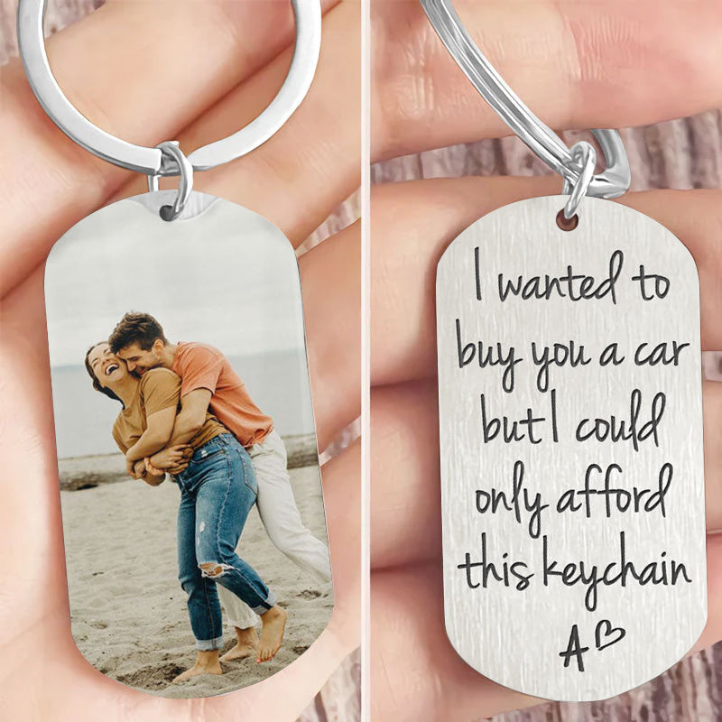 Only Afford This Keychain, Personalized Keychain, Gifts For Him, Anniversary Gifts, Custom Photo