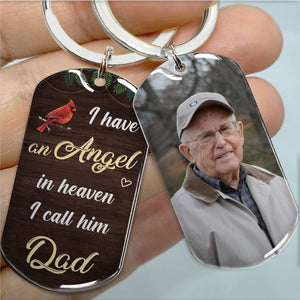 An Angel In Heaven - Personalized Custom Stainless Steel Keychain